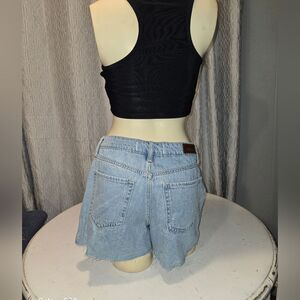 Blue Jean Shorts High-Waisted Vintage Fit Hollister Size 9 waist 29 NWT